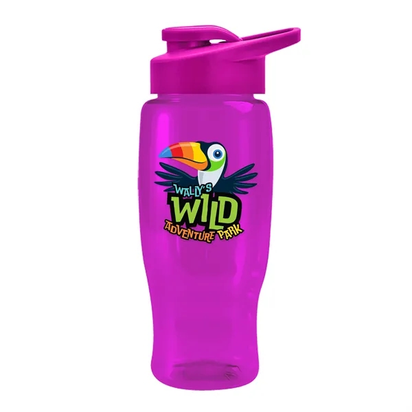 27 Oz Bottle w/ Drink Thru Lid made from Recycled rPET.... from ASI 40480 Koozie Group