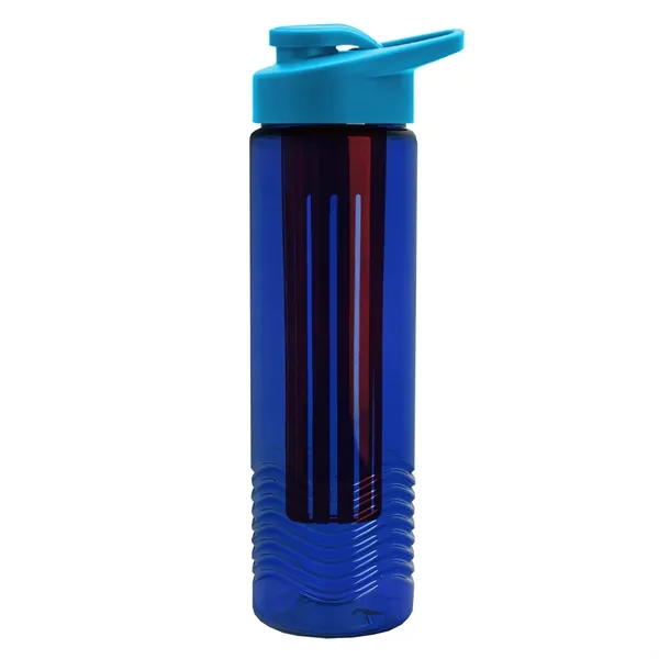 Wave 24 oz. Slim Cylinder Wave Design with Drink thru lid... from ASI 40480 Koozie Group