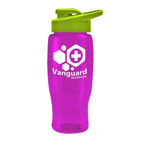 27 Oz Bottle w/ Drink Thru Lid made from Recycled rPET.... from ASI 40480 Koozie Group