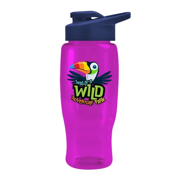 27 Oz Bottle w/ Drink Thru Lid made from Recycled rPET.... from ASI 40480 Koozie Group