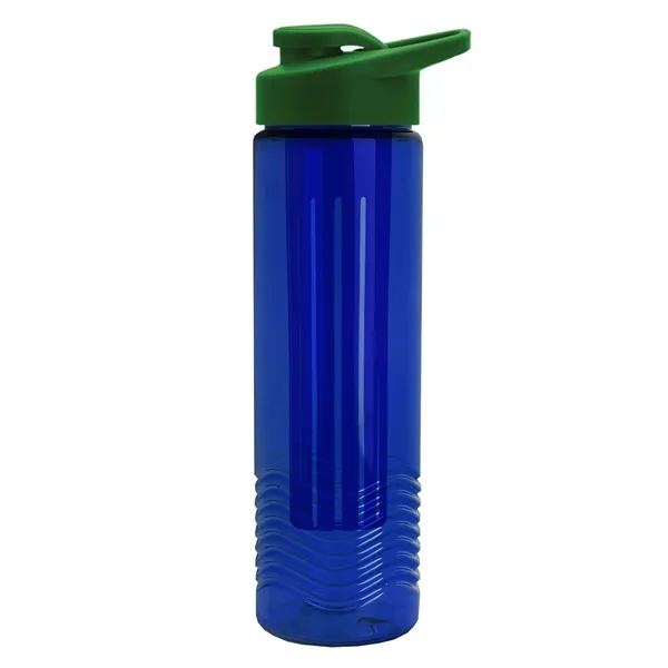 Wave 24 oz. Slim Cylinder Wave Design with Drink thru lid... from ASI 40480 Koozie Group