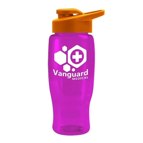 27 Oz Bottle w/ Drink Thru Lid made from Recycled rPET.... from ASI 40480 Koozie Group