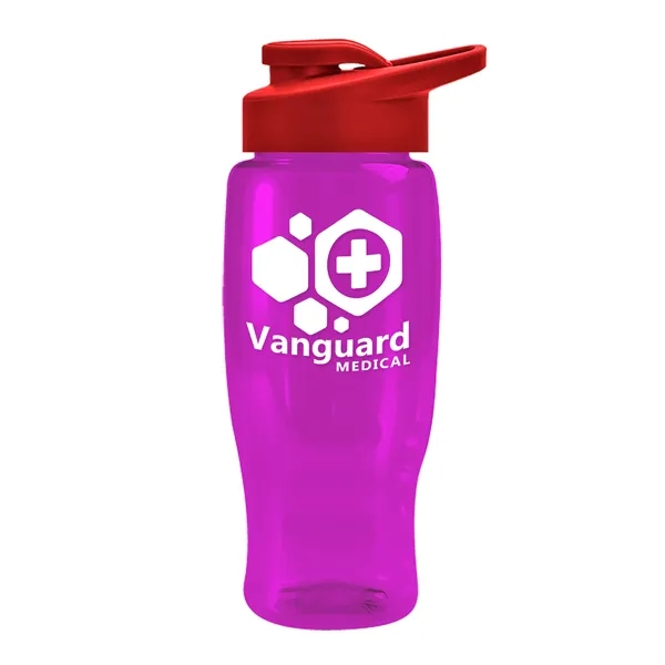 27 Oz Bottle w/ Drink Thru Lid made from Recycled rPET.... from ASI 40480 Koozie Group