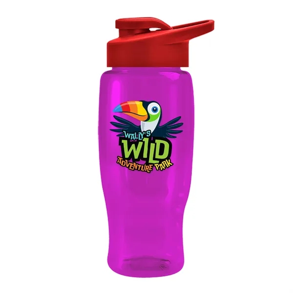 27 Oz Bottle w/ Drink Thru Lid made from Recycled rPET.... from ASI 40480 Koozie Group