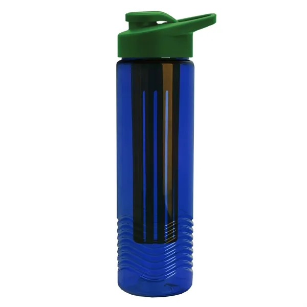 Wave 24 oz. Slim Cylinder Wave Design with Drink thru lid... from ASI 40480 Koozie Group