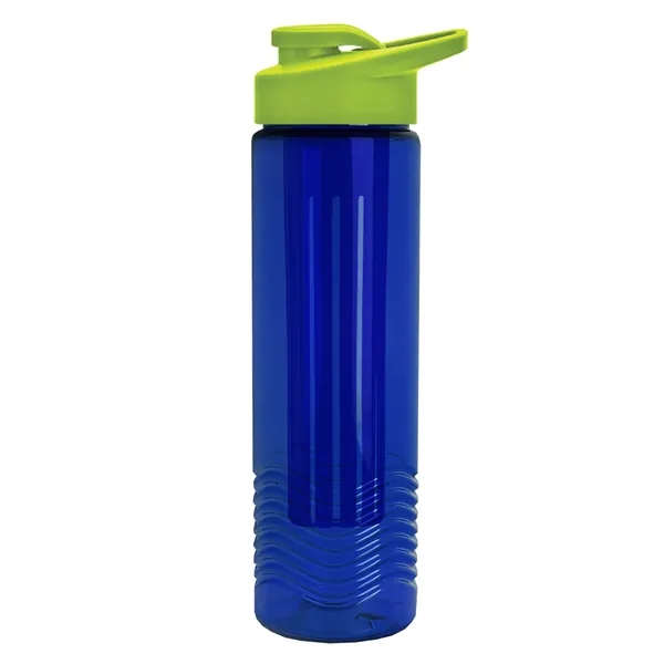 Wave 24 oz. Slim Cylinder Wave Design with Drink thru lid... from ASI 40480 Koozie Group