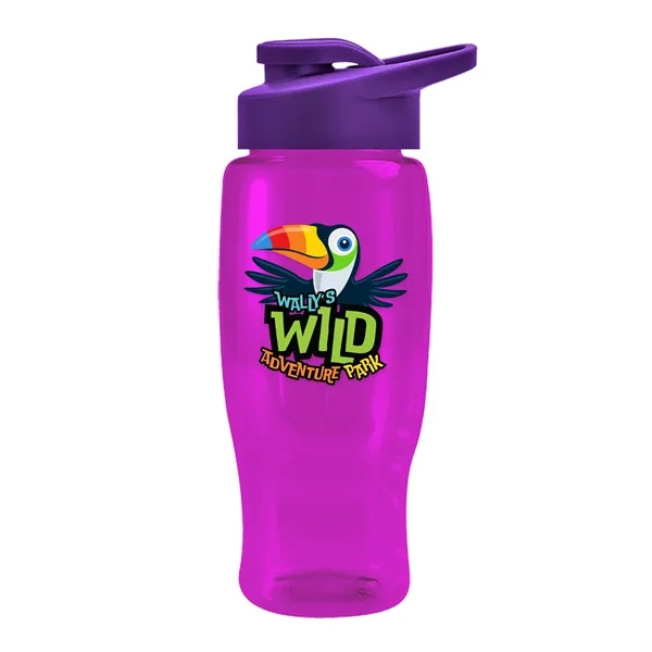 27 Oz Bottle w/ Drink Thru Lid made from Recycled rPET.... from ASI 40480 Koozie Group