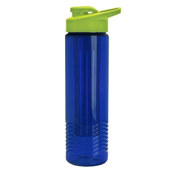 Wave 24 oz. Slim Cylinder Wave Design with Drink thru lid... from ASI 40480 Koozie Group