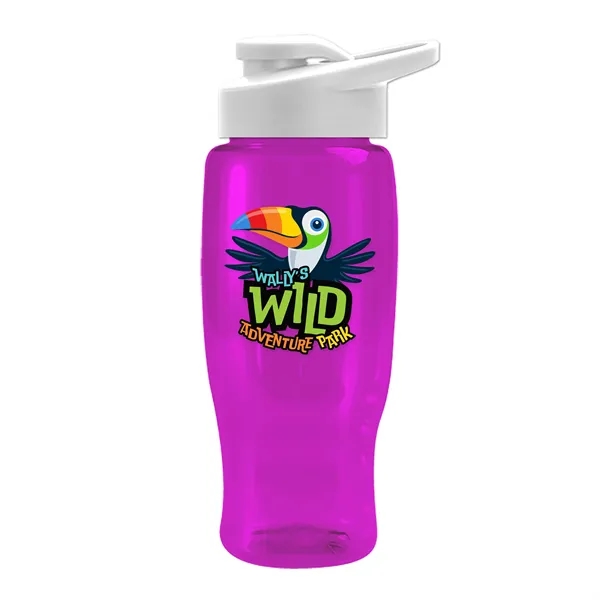 27 Oz Bottle w/ Drink Thru Lid made from Recycled rPET.... from ASI 40480 Koozie Group
