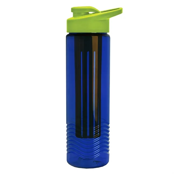 Wave 24 oz. Slim Cylinder Wave Design with Drink thru lid... from ASI 40480 Koozie Group