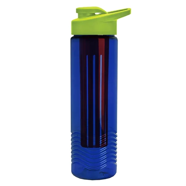 Wave 24 oz. Slim Cylinder Wave Design with Drink thru lid... from ASI 40480 Koozie Group