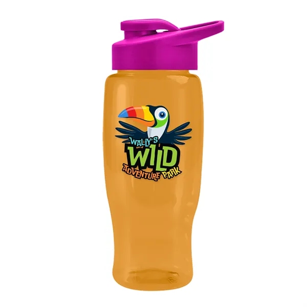 27 Oz Bottle w/ Drink Thru Lid made from Recycled rPET.... from ASI 40480 Koozie Group