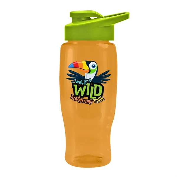 27 Oz Bottle w/ Drink Thru Lid made from Recycled rPET.... from ASI 40480 Koozie Group