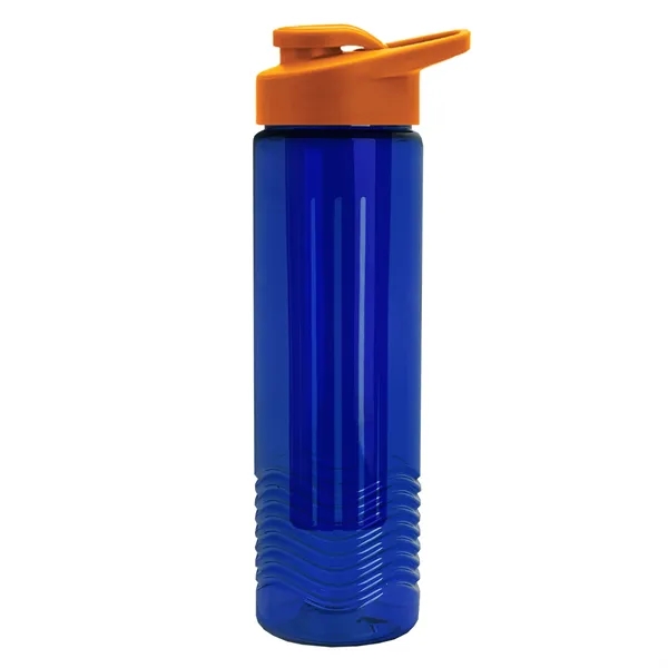 Wave 24 oz. Slim Cylinder Wave Design with Drink thru lid... from ASI 40480 Koozie Group
