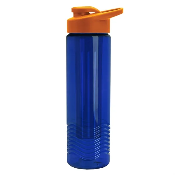 Wave 24 oz. Slim Cylinder Wave Design with Drink thru lid... from ASI 40480 Koozie Group