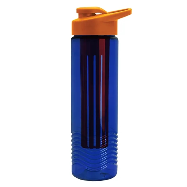 Wave 24 oz. Slim Cylinder Wave Design with Drink thru lid... from ASI 40480 Koozie Group