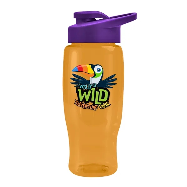 27 Oz Bottle w/ Drink Thru Lid made from Recycled rPET.... from ASI 40480 Koozie Group