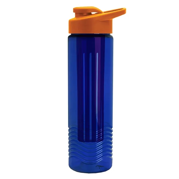 Wave 24 oz. Slim Cylinder Wave Design with Drink thru lid... from ASI 40480 Koozie Group