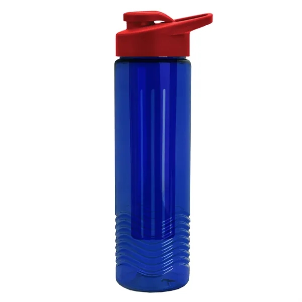Wave 24 oz. Slim Cylinder Wave Design with Drink thru lid... from ASI 40480 Koozie Group