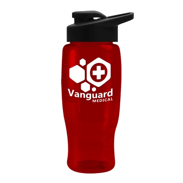 27 Oz Bottle w/ Drink Thru Lid made from Recycled rPET.... from ASI 40480 Koozie Group