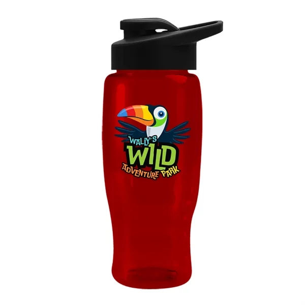 27 Oz Bottle w/ Drink Thru Lid made from Recycled rPET.... from ASI 40480 Koozie Group