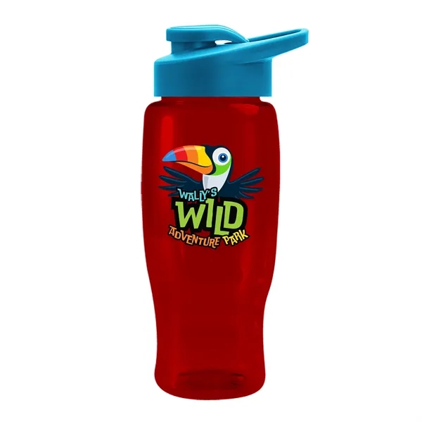 27 Oz Bottle w/ Drink Thru Lid made from Recycled rPET.... from ASI 40480 Koozie Group