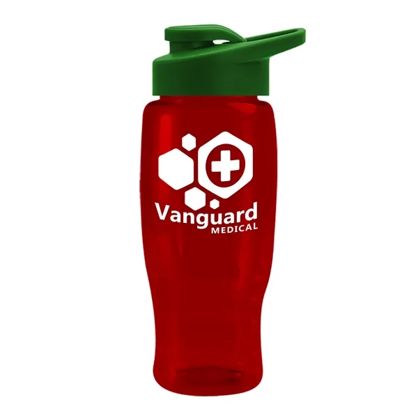 27 Oz Bottle w/ Drink Thru Lid made from Recycled rPET.... from ASI 40480 Koozie Group