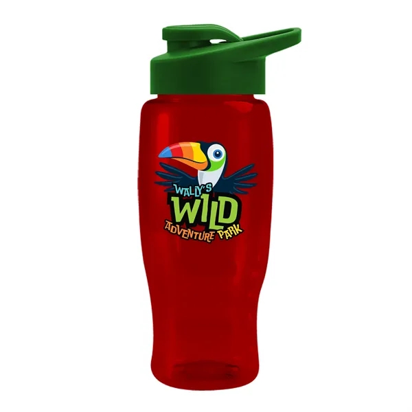 27 Oz Bottle w/ Drink Thru Lid made from Recycled rPET.... from ASI 40480 Koozie Group
