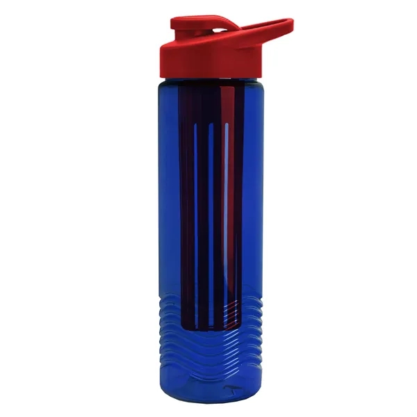 Wave 24 oz. Slim Cylinder Wave Design with Drink thru lid... from ASI 40480 Koozie Group
