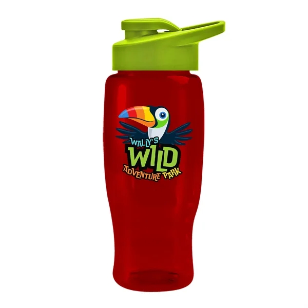 27 Oz Bottle w/ Drink Thru Lid made from Recycled rPET.... from ASI 40480 Koozie Group