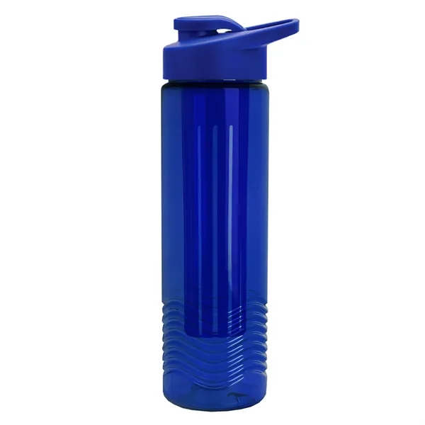 Wave 24 oz. Slim Cylinder Wave Design with Drink thru lid... from ASI 40480 Koozie Group
