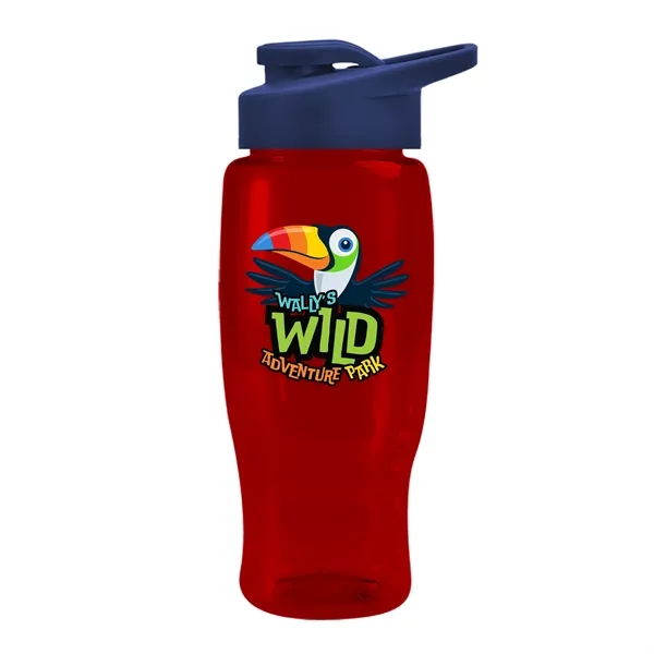 27 Oz Bottle w/ Drink Thru Lid made from Recycled rPET.... from ASI 40480 Koozie Group