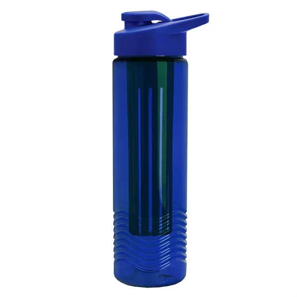 Wave 24 oz. Slim Cylinder Wave Design with Drink thru lid... from ASI 40480 Koozie Group
