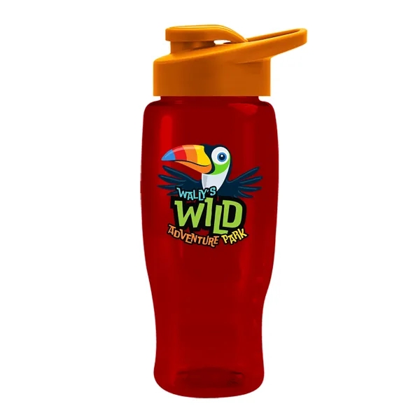 27 Oz Bottle w/ Drink Thru Lid made from Recycled rPET.... from ASI 40480 Koozie Group