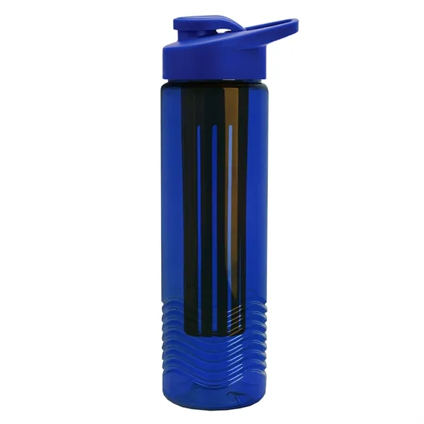 Wave 24 oz. Slim Cylinder Wave Design with Drink thru lid... from ASI 40480 Koozie Group