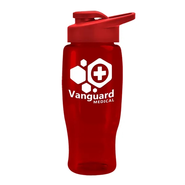 27 Oz Bottle w/ Drink Thru Lid made from Recycled rPET.... from ASI 40480 Koozie Group