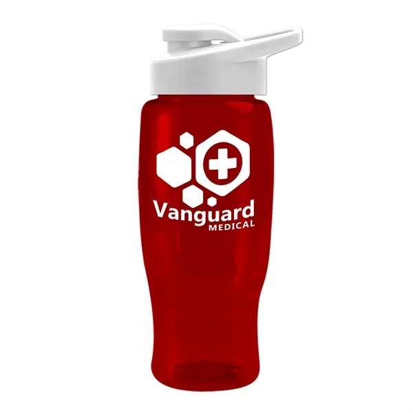 27 Oz Bottle w/ Drink Thru Lid made from Recycled rPET.... from ASI 40480 Koozie Group