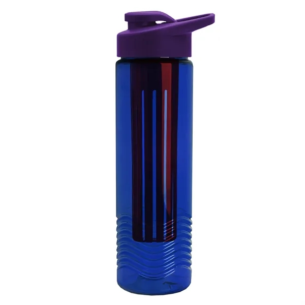 Wave 24 oz. Slim Cylinder Wave Design with Drink thru lid... from ASI 40480 Koozie Group