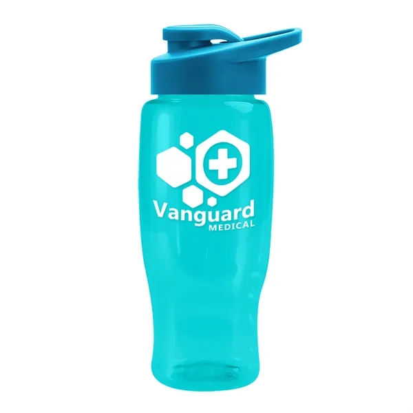 27 Oz Bottle w/ Drink Thru Lid made from Recycled rPET.... from ASI 40480 Koozie Group