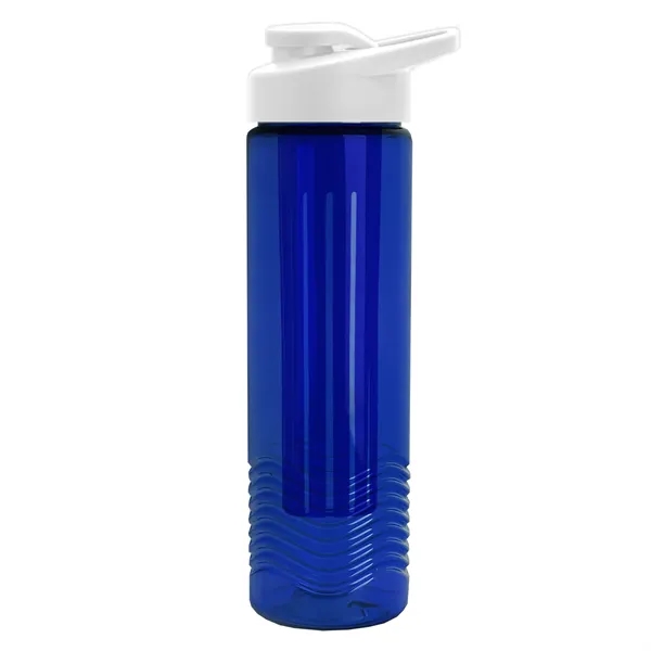 Wave 24 oz. Slim Cylinder Wave Design with Drink thru lid... from ASI 40480 Koozie Group