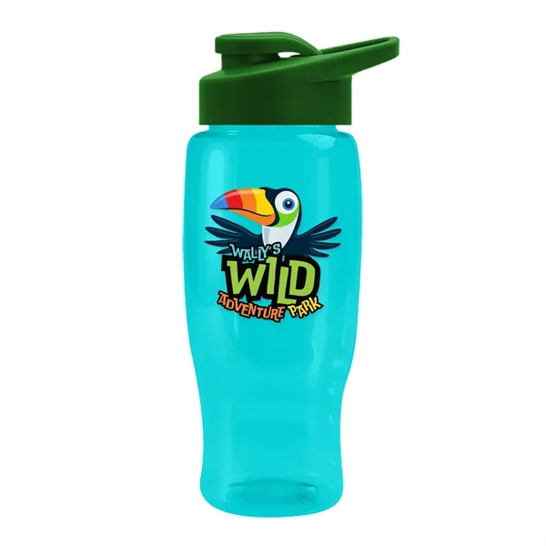 27 Oz Bottle w/ Drink Thru Lid made from Recycled rPET.... from ASI 40480 Koozie Group