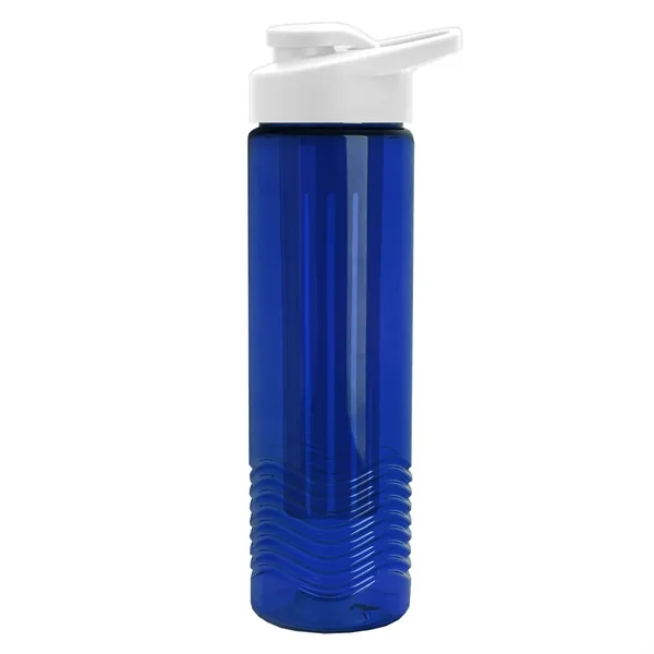 Wave 24 oz. Slim Cylinder Wave Design with Drink thru lid... from ASI 40480 Koozie Group