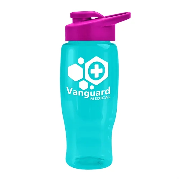27 Oz Bottle w/ Drink Thru Lid made from Recycled rPET.... from ASI 40480 Koozie Group