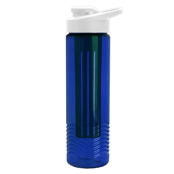 Wave 24 oz. Slim Cylinder Wave Design with Drink thru lid... from ASI 40480 Koozie Group