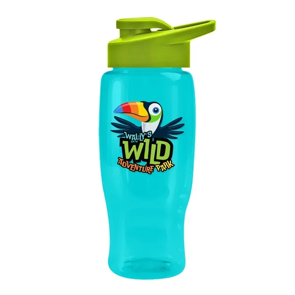 27 Oz Bottle w/ Drink Thru Lid made from Recycled rPET.... from ASI 40480 Koozie Group