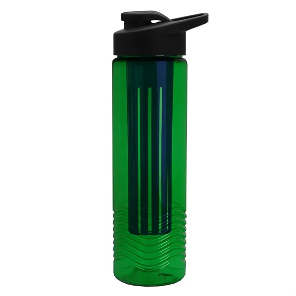 Wave 24 oz. Slim Cylinder Wave Design with Drink thru lid... from ASI 40480 Koozie Group