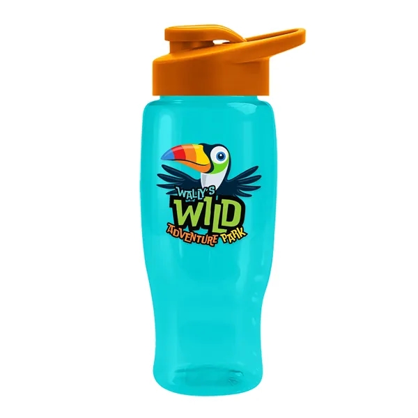 27 Oz Bottle w/ Drink Thru Lid made from Recycled rPET.... from ASI 40480 Koozie Group