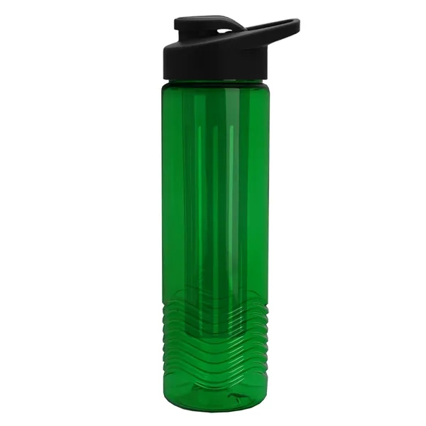 Wave 24 oz. Slim Cylinder Wave Design with Drink thru lid... from ASI 40480 Koozie Group