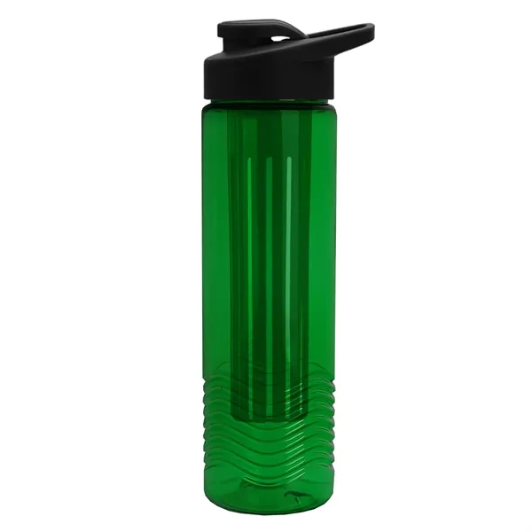 Wave 24 oz. Slim Cylinder Wave Design with Drink thru lid... from ASI 40480 Koozie Group