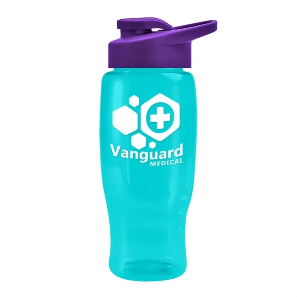 27 Oz Bottle w/ Drink Thru Lid made from Recycled rPET.... from ASI 40480 Koozie Group